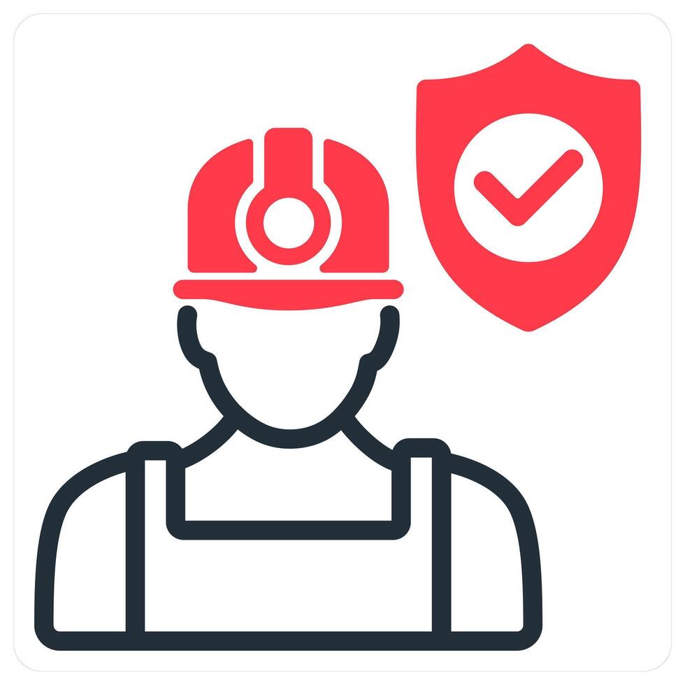 worker safety and protection vector