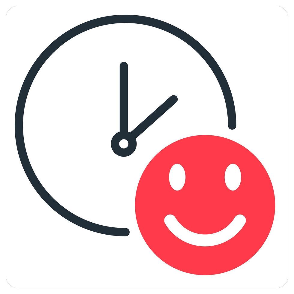 happy time and smile vector