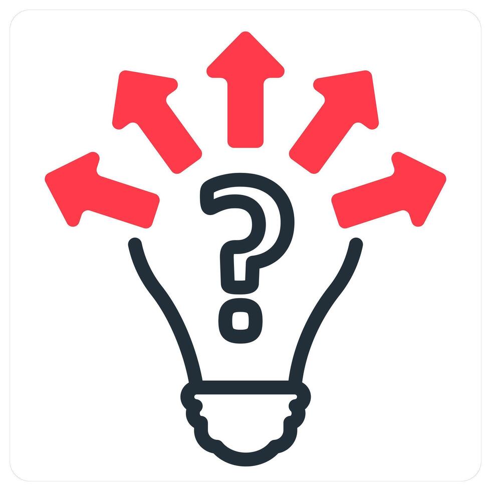 uncertainty and doubt vector