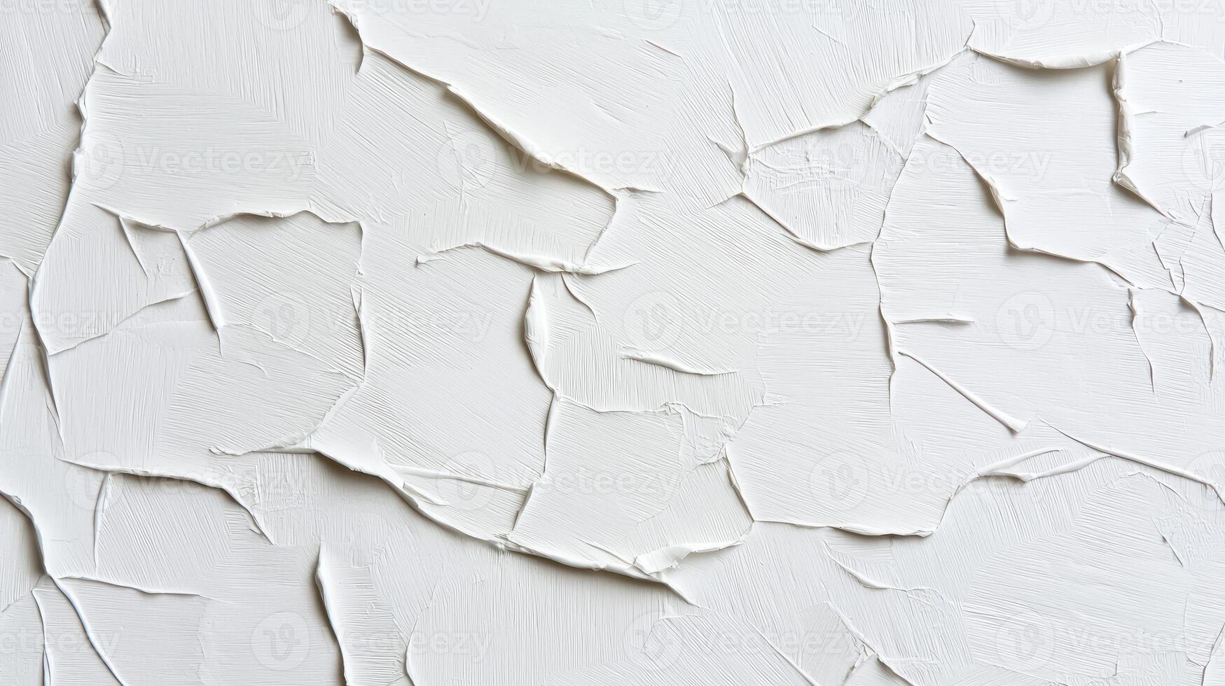 white textured abstract background with 3D plaster surface photo