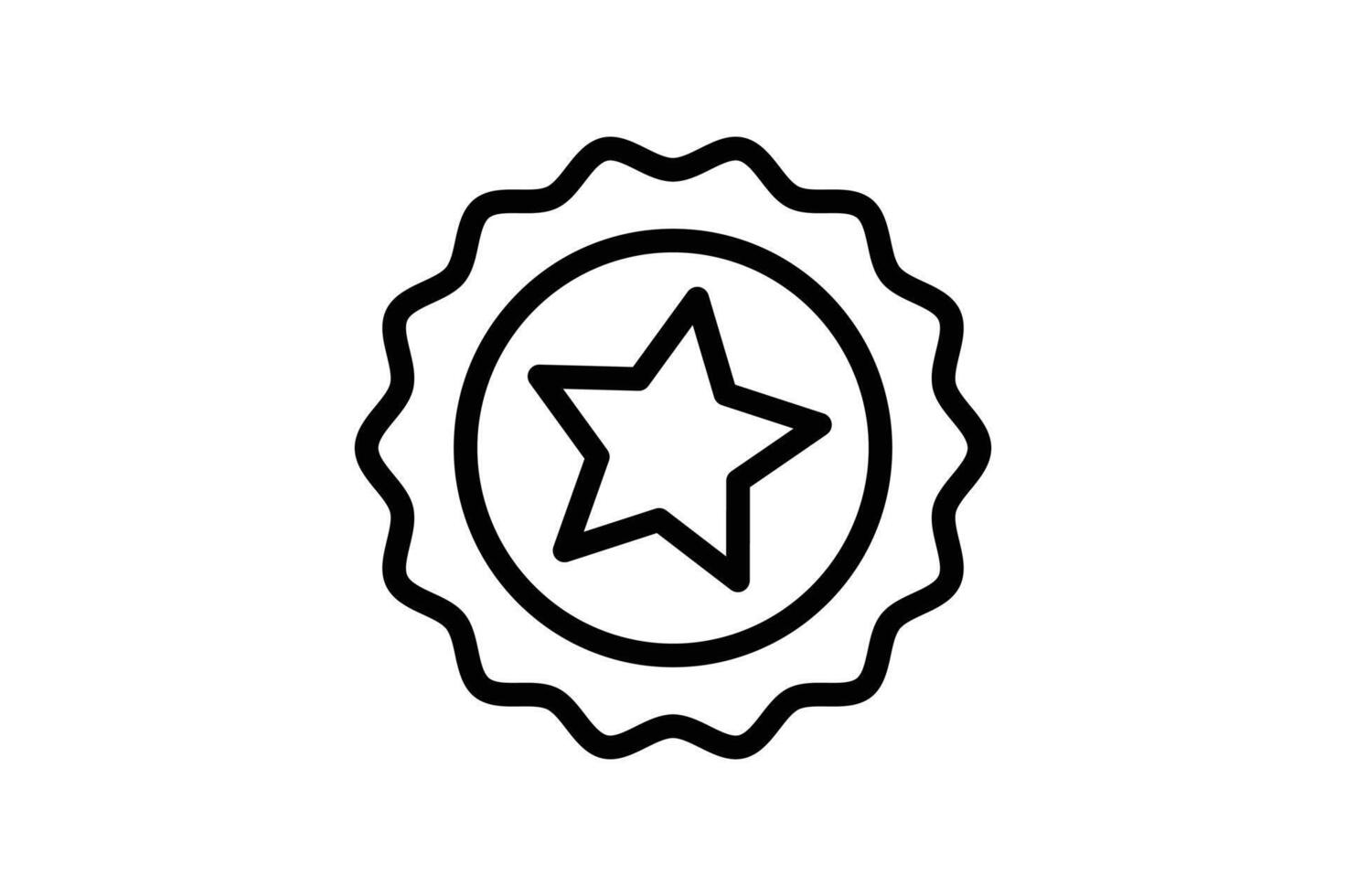 Star Shape Badge Icon, star shape badge, sharp star icon, star award badge, premium label icon vector