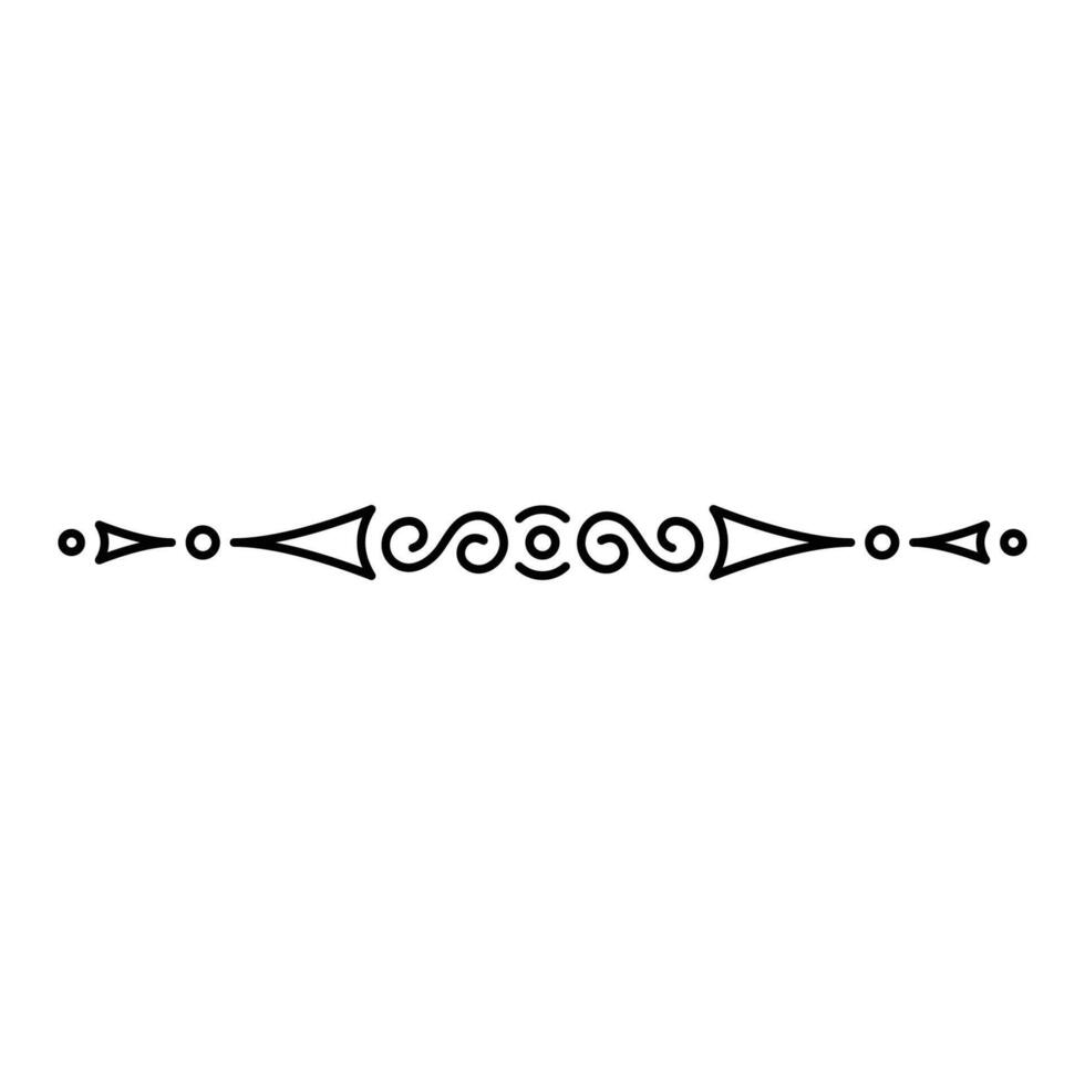book ending line art symbol vector
