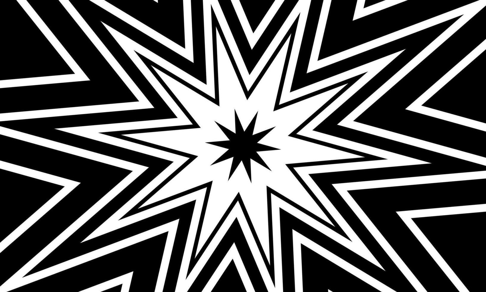 Star abstract retro black background. Simple artistic background. vector