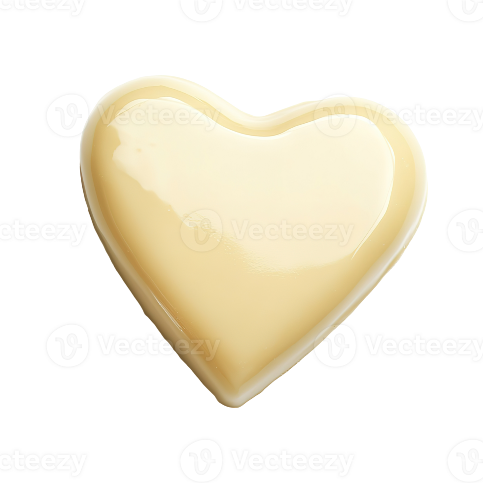 A smooth and shiny heart shaped confectionary object png