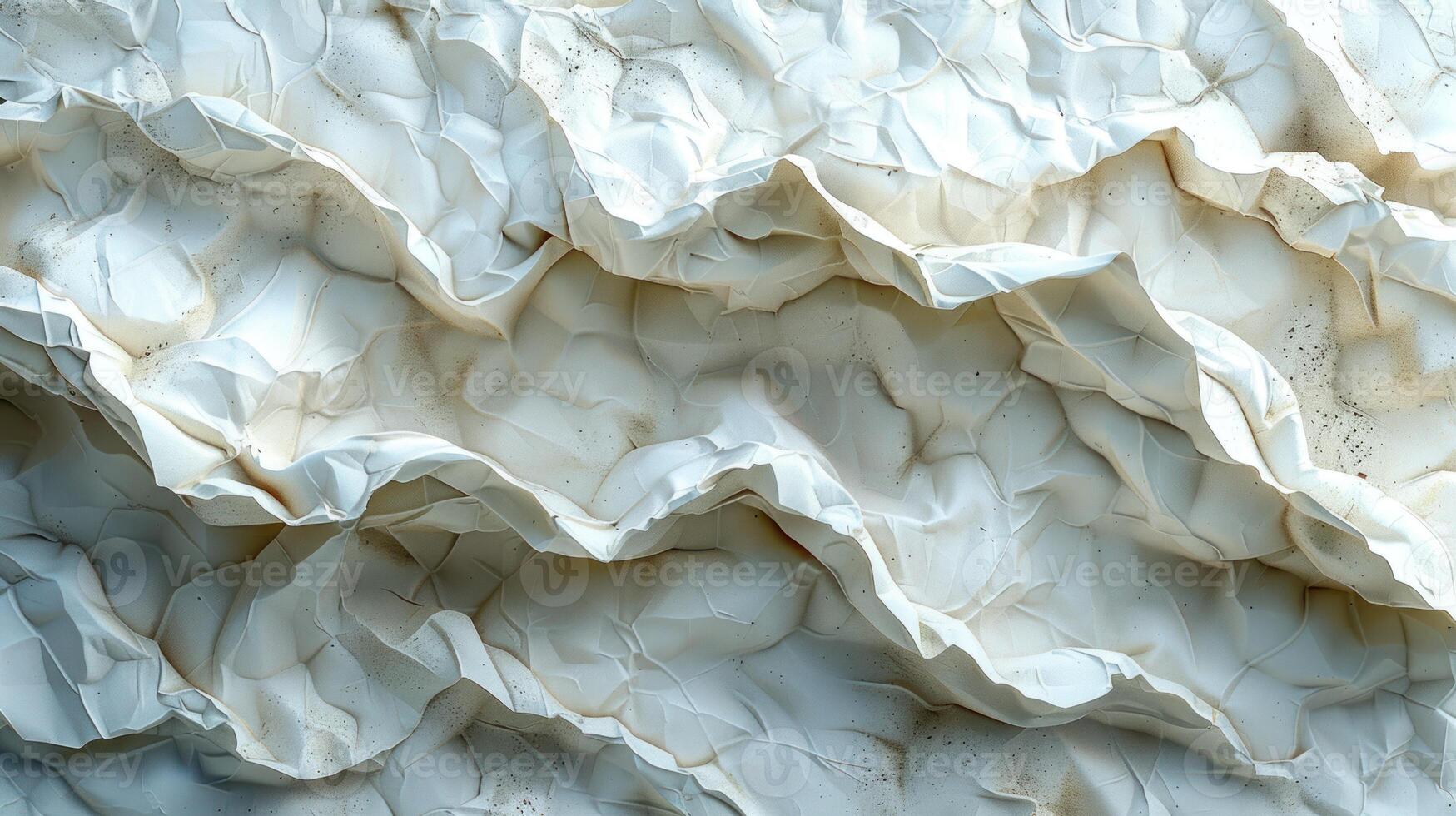 Abstract textured surface of crumpled paper. photo