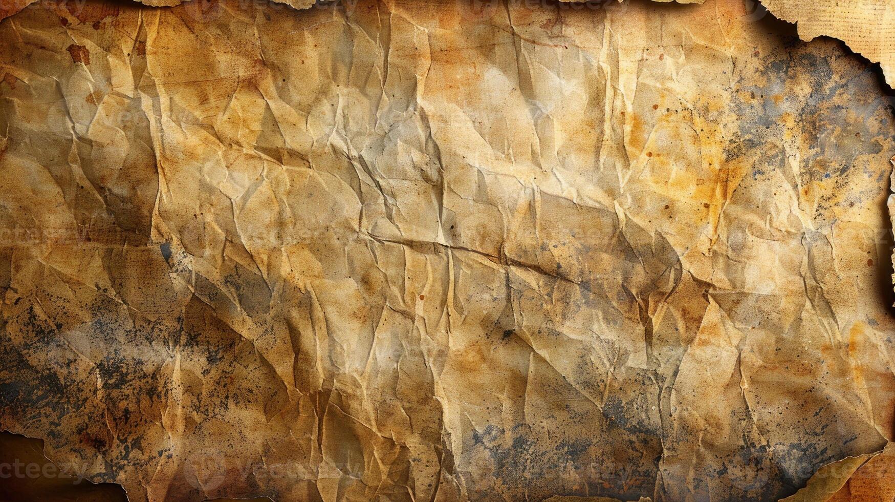 Old paper texture background with grunge effect photo