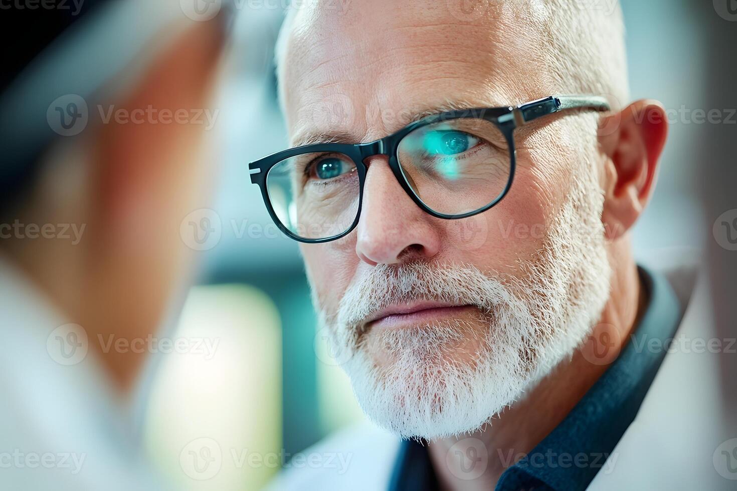 Wellness Expert Explaining Biological Age Testing to Client in Professional Atmosphere photo