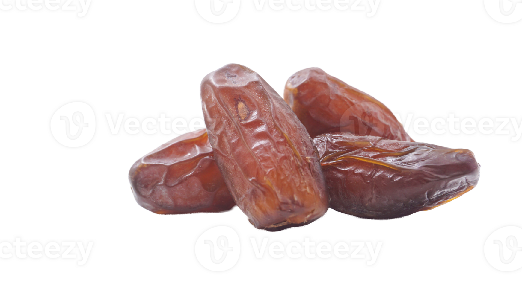 Sweet Dried Dates Fruit for Ramadan Iftar Nutritious Snack Isolated on Transparent Background png