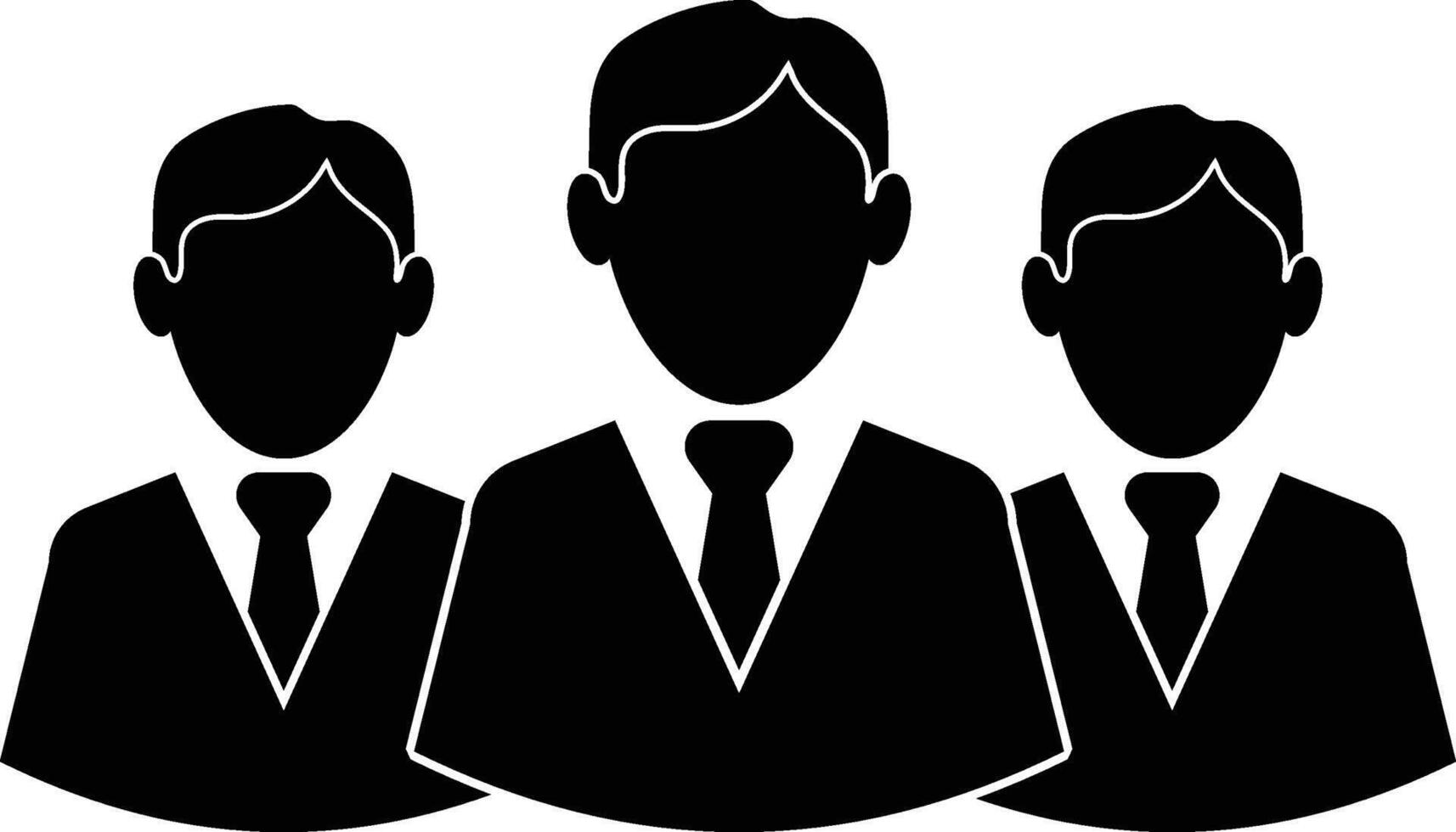 Corporate, Business People Icon Symbol vector