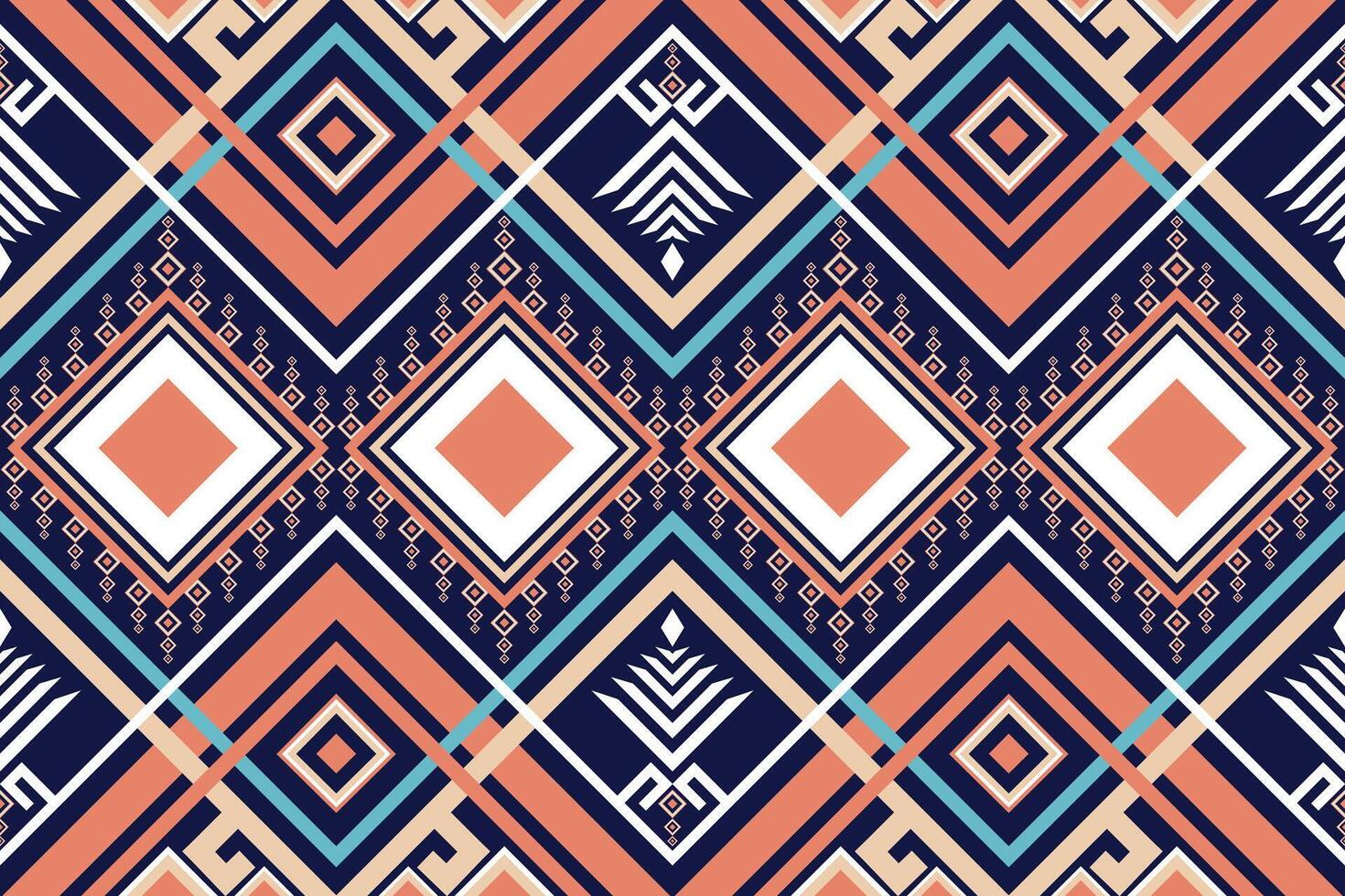 Geometric seamless ethnic pattern. vector