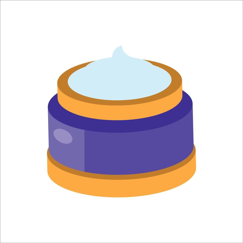 Revitalizing Face Cream Design vector