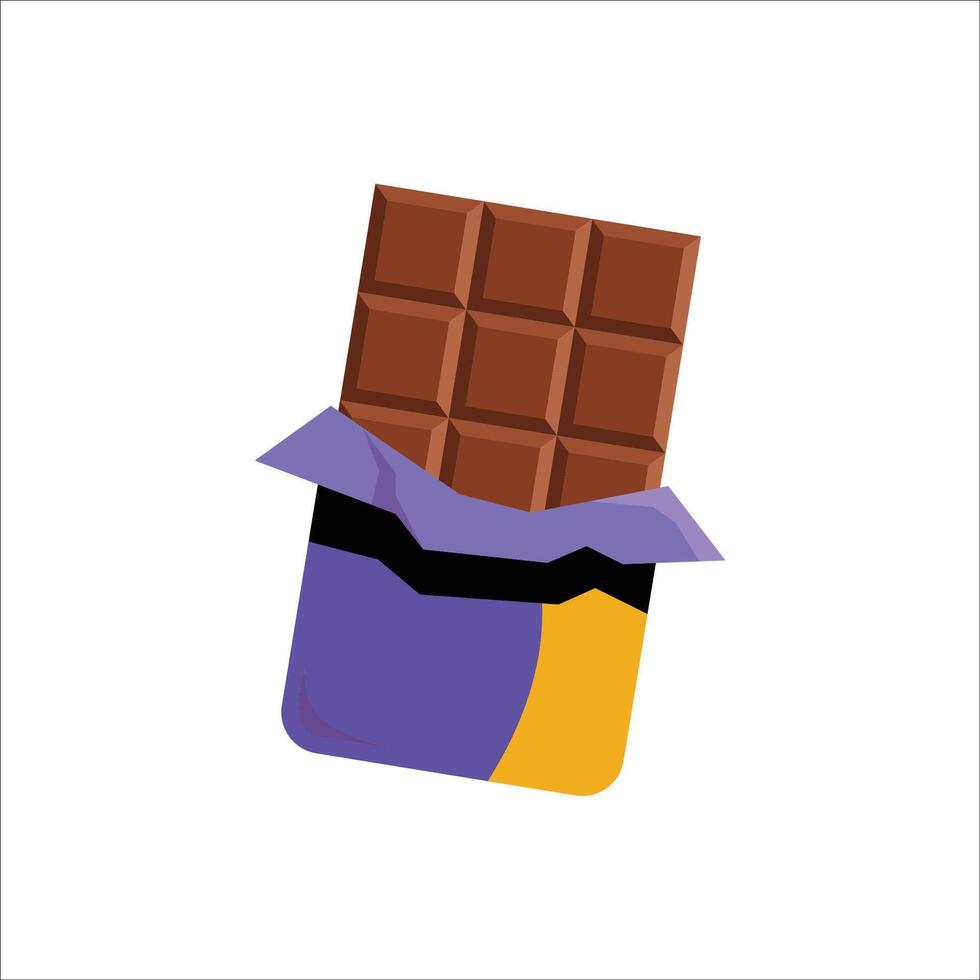 Rich Chocolate Bar Illustration vector