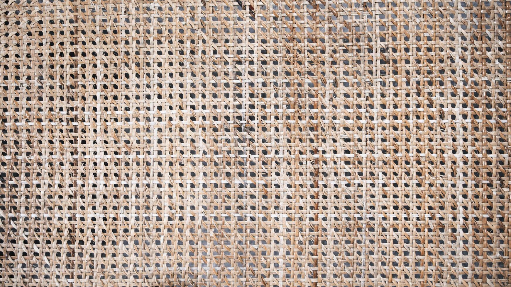 Handmade bamboo cross-weave background. close-up photo