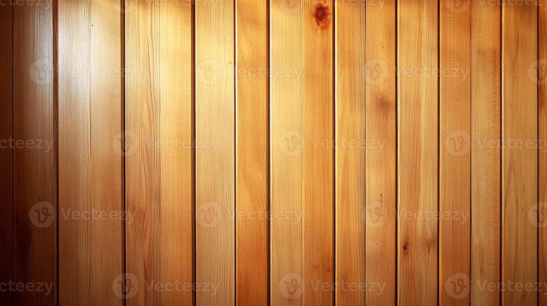 Wooden wall background with light photo