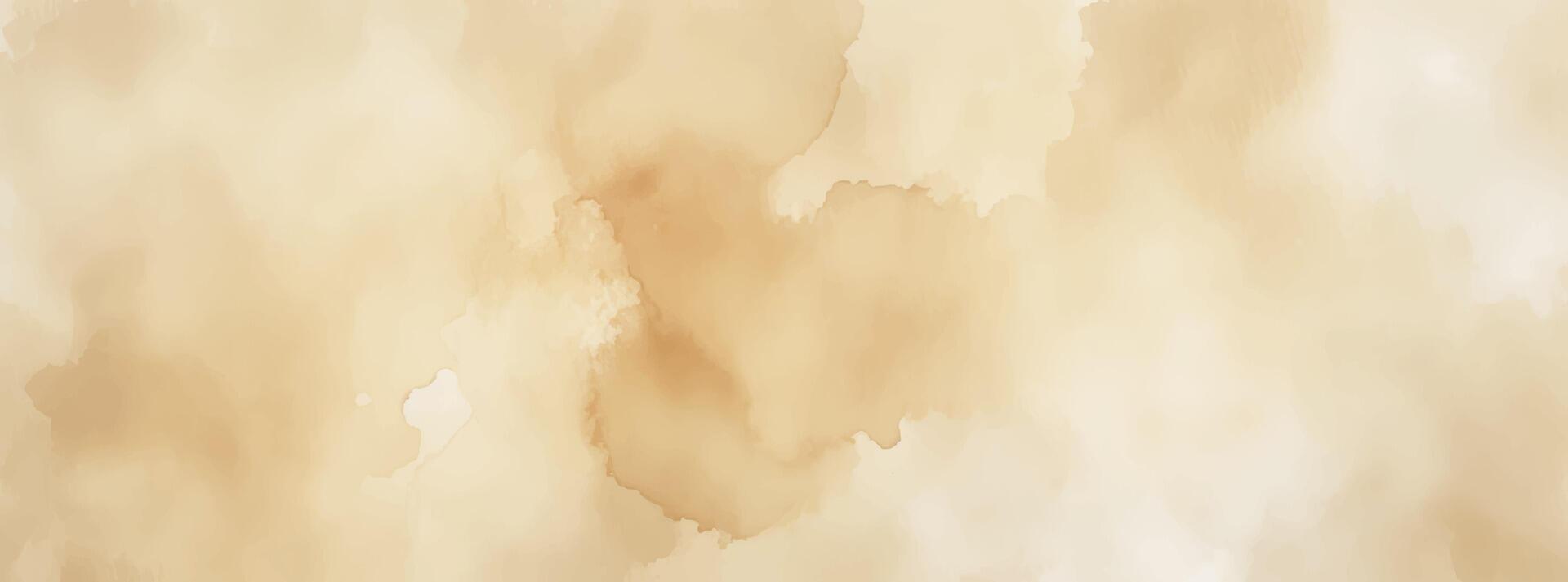 Artistic watercolor background with a soft abstract design. Features open space for text, making it ideal for banners, presentations, and product displays in brown color vector