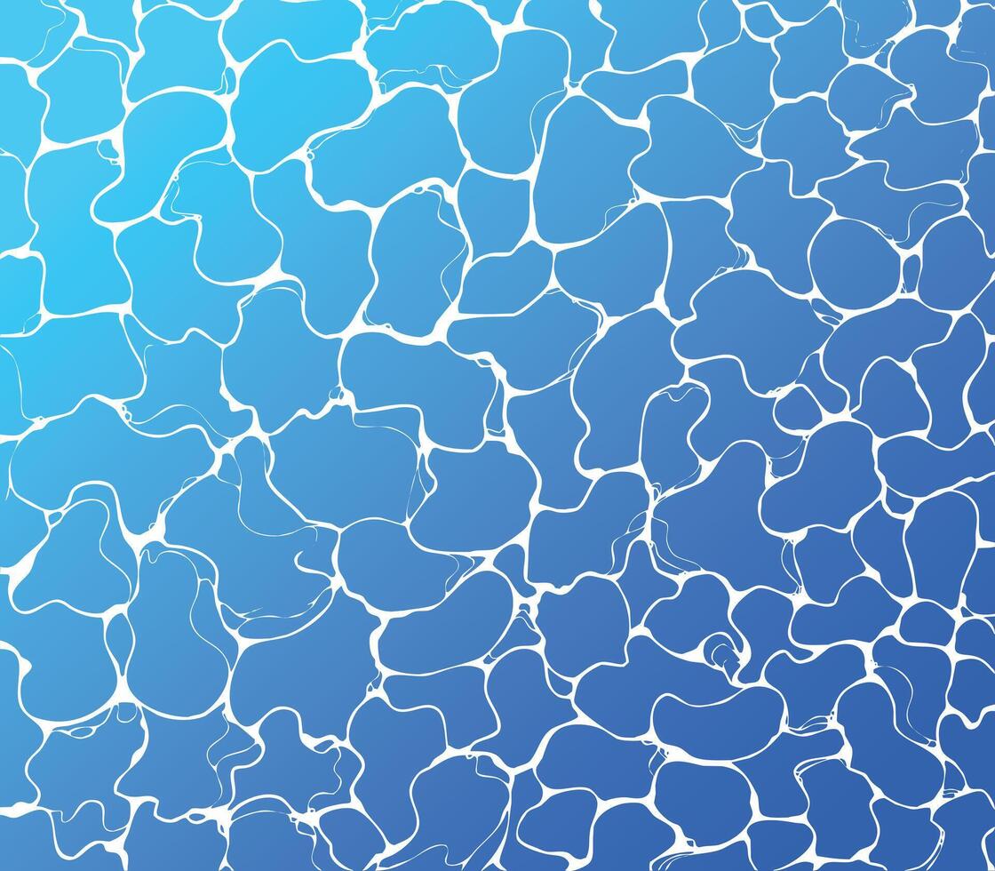 Vibrant Blue Water Ripple Pattern for Background Design vector