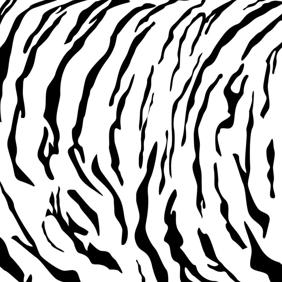 Seamless pattern with tiger stripes. Tiger pattern. Predatory, dynamic, wild and energetic pattern associated with the natural power of the tiger. Camouflage effect. vector