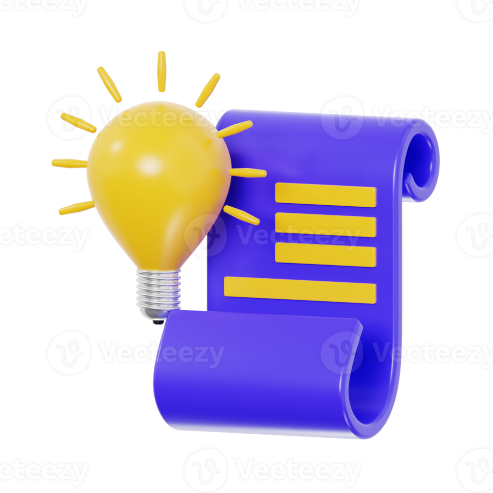 Bright Idea and Planning Concept png
