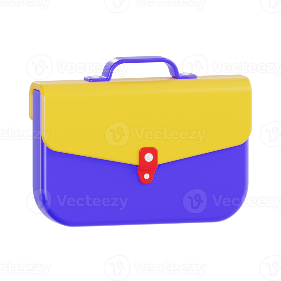 Executive Bag 3D Render png