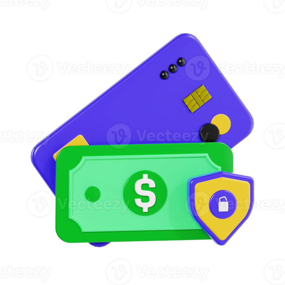 Security Shield with Lock Illustration png
