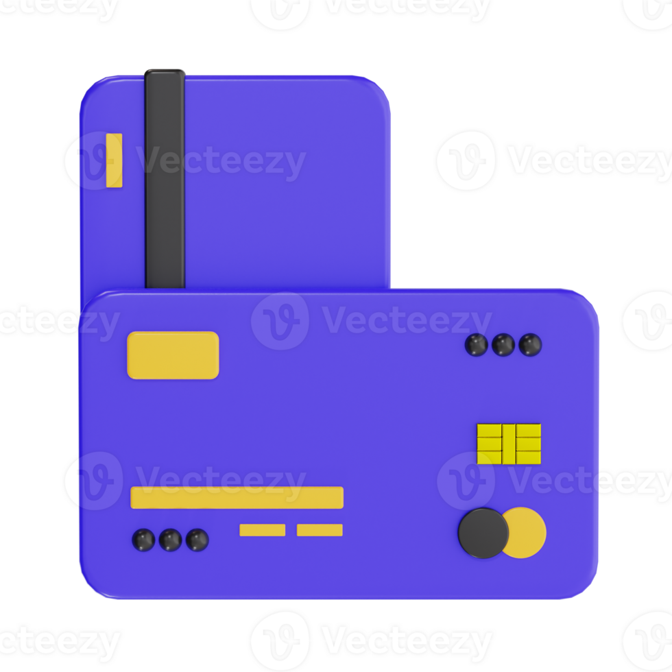 Digital Payment Card 3D Icon png