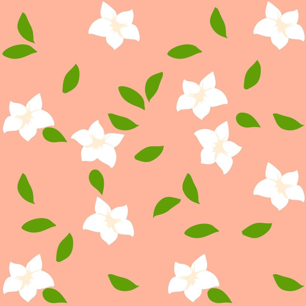 Gold Champa Flower Pattern Background vector