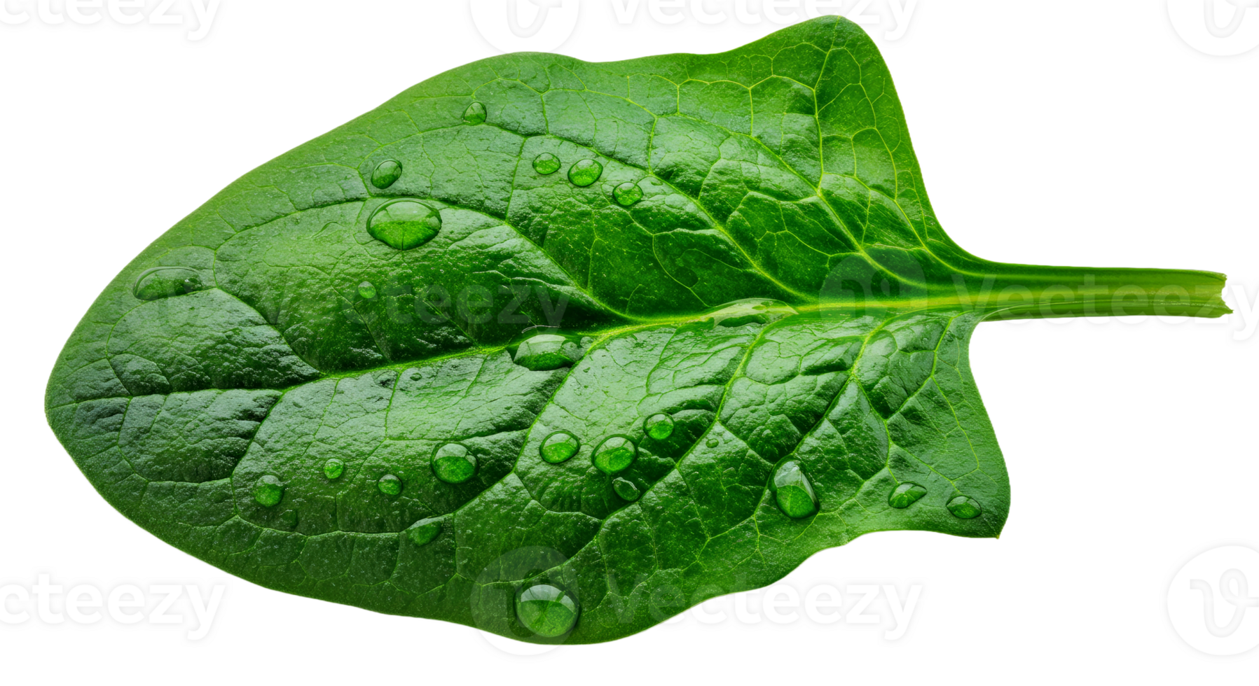 A leaf with water droplets on it png