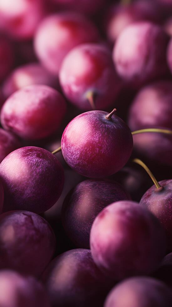 A close up of a bunch of grapes photo