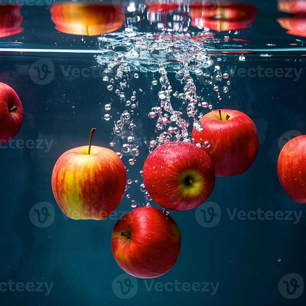drop Splashing Apples photo