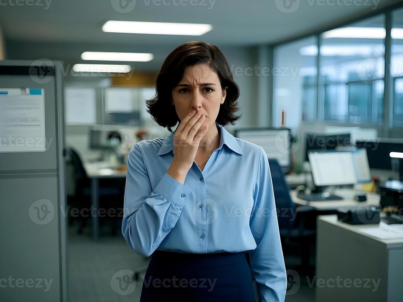Shocked Office Worker photo