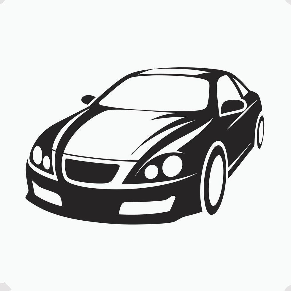 car icon logo illustration design. vector