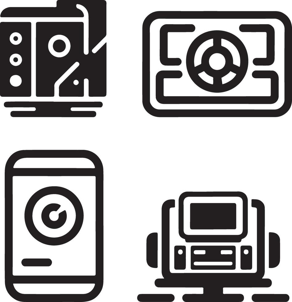 Illustration of Modern Technology Icon vector
