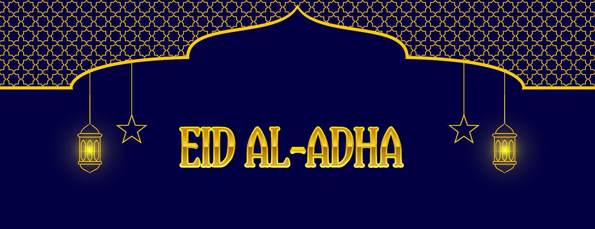 Eid al adha banner. vector