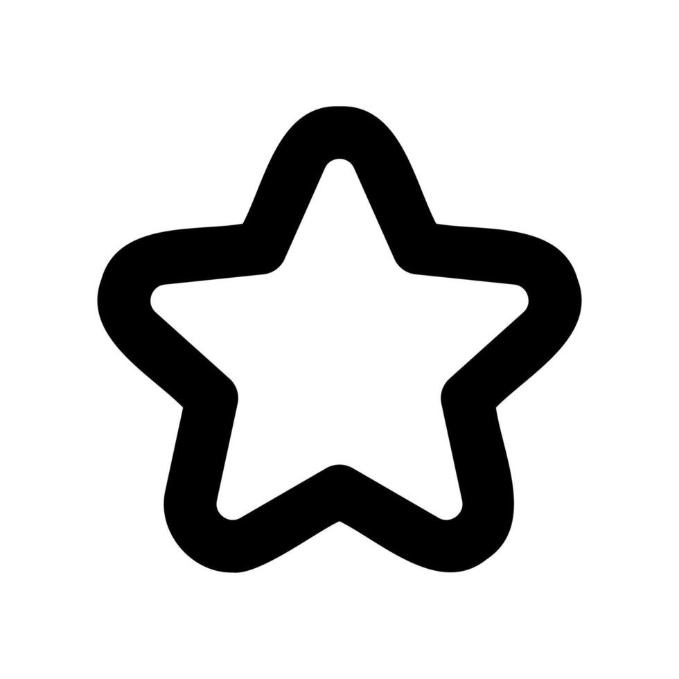 A minimal symbol representing a subject star vector