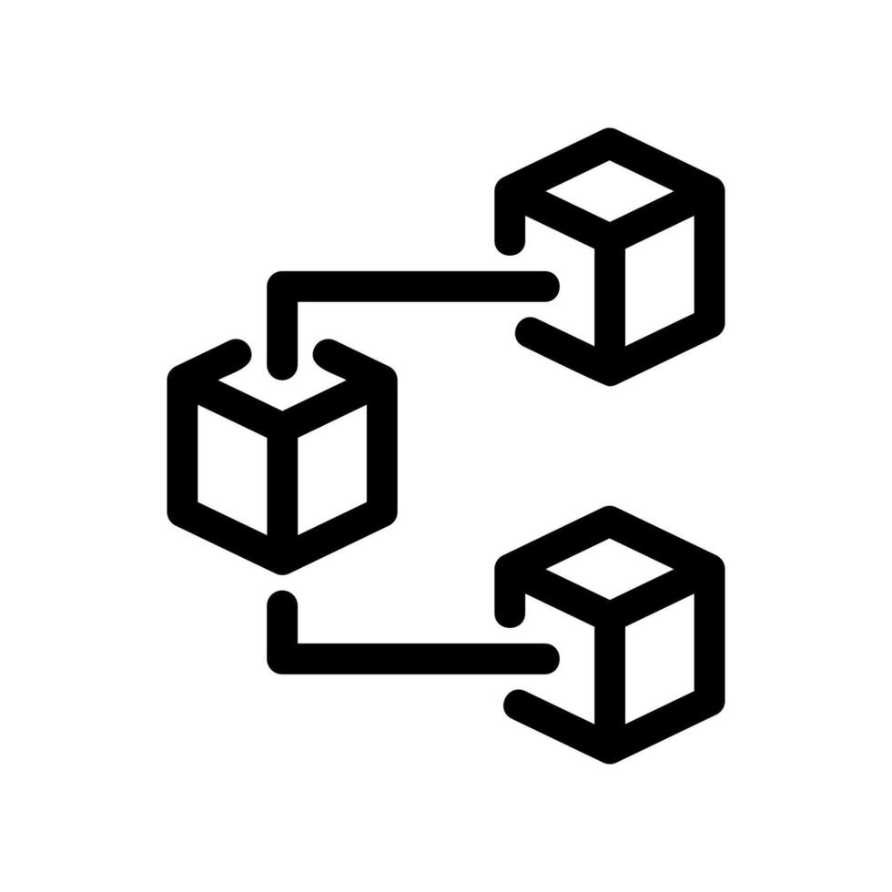 A minimal symbol representing a subject cube vector