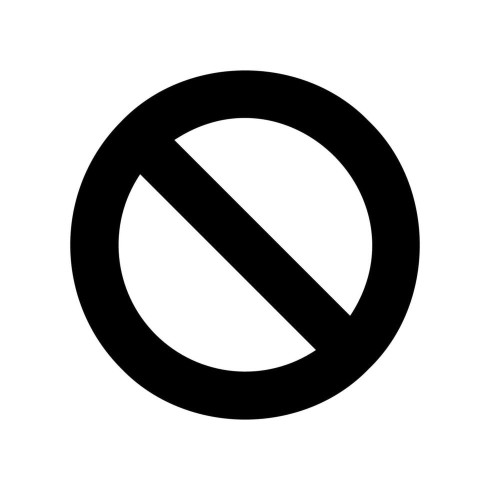 An essential design element showcasing the subject ban, Marked for deletion vector