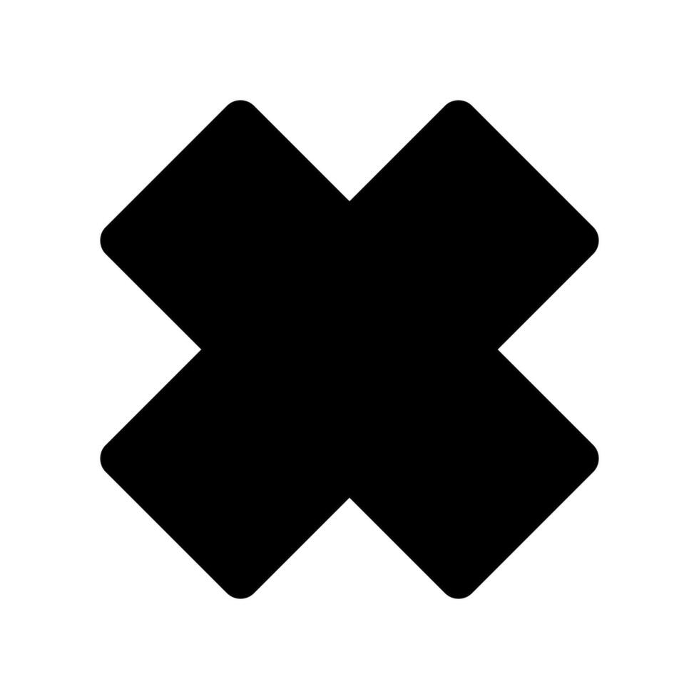 An essential design element showcasing the subject cross, Invalid entry vector