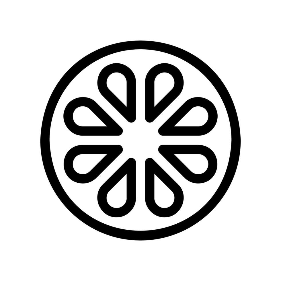 a black and white logo of a lemon vector