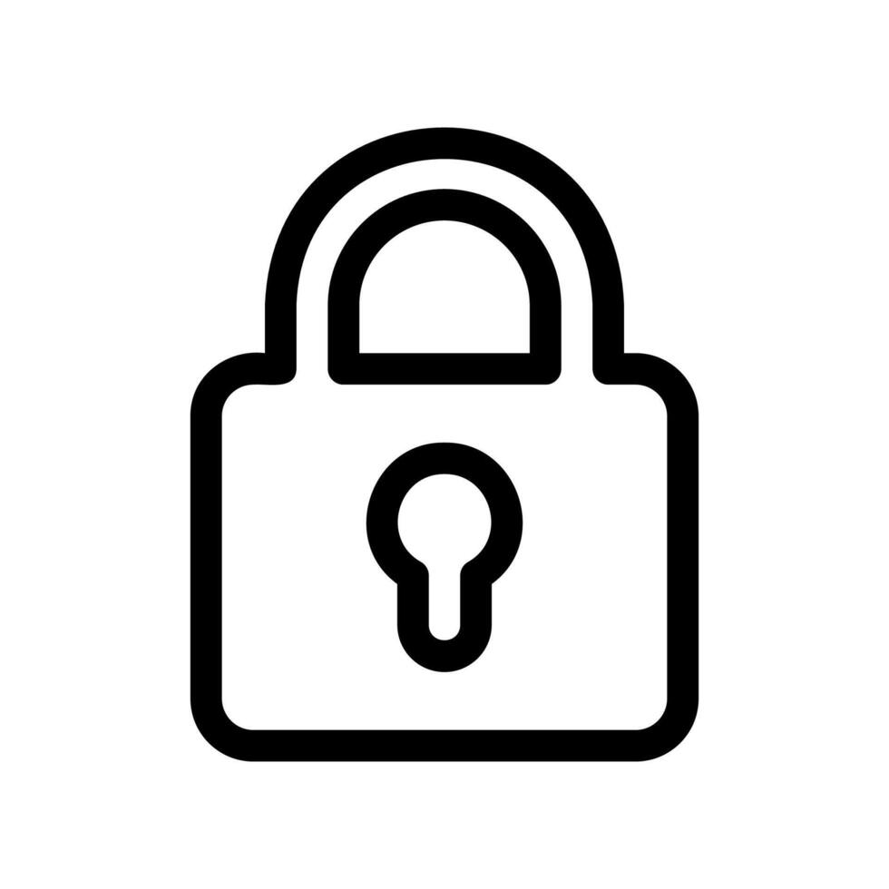 An essential design showcasing the subject padlock vector
