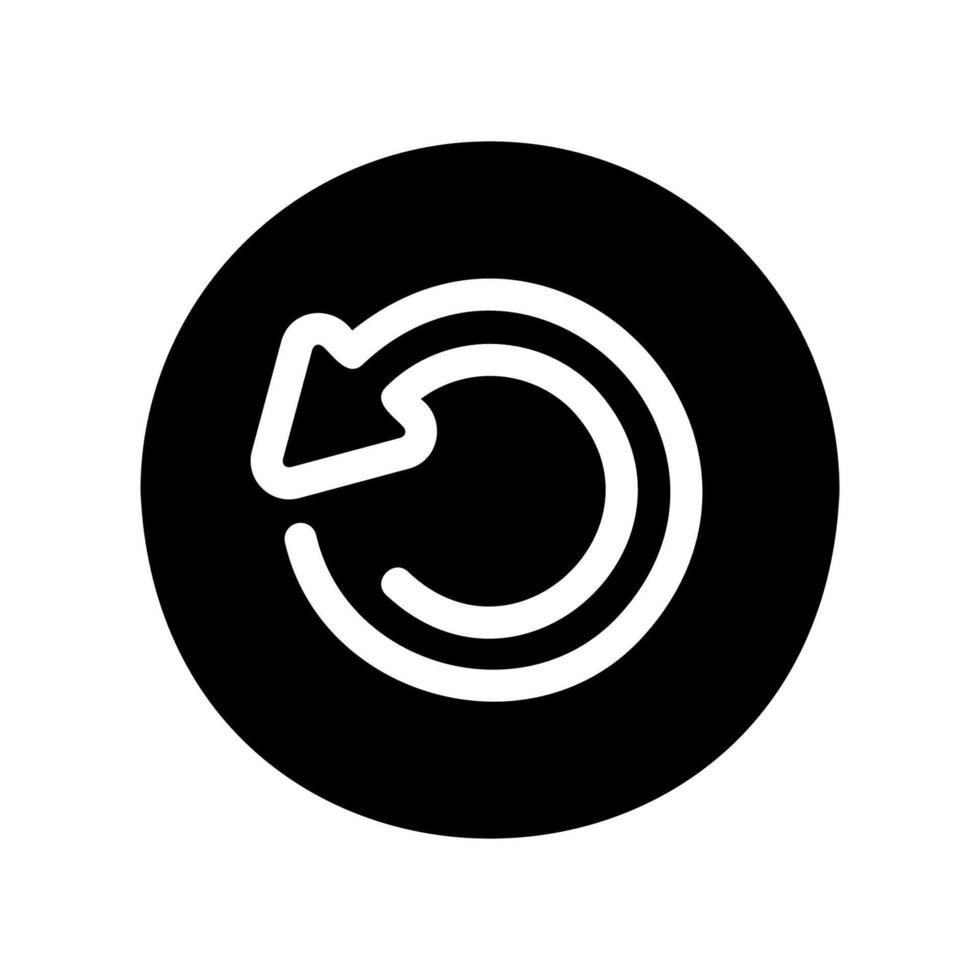An essential design element showcasing the subject Circular looping arrow vector
