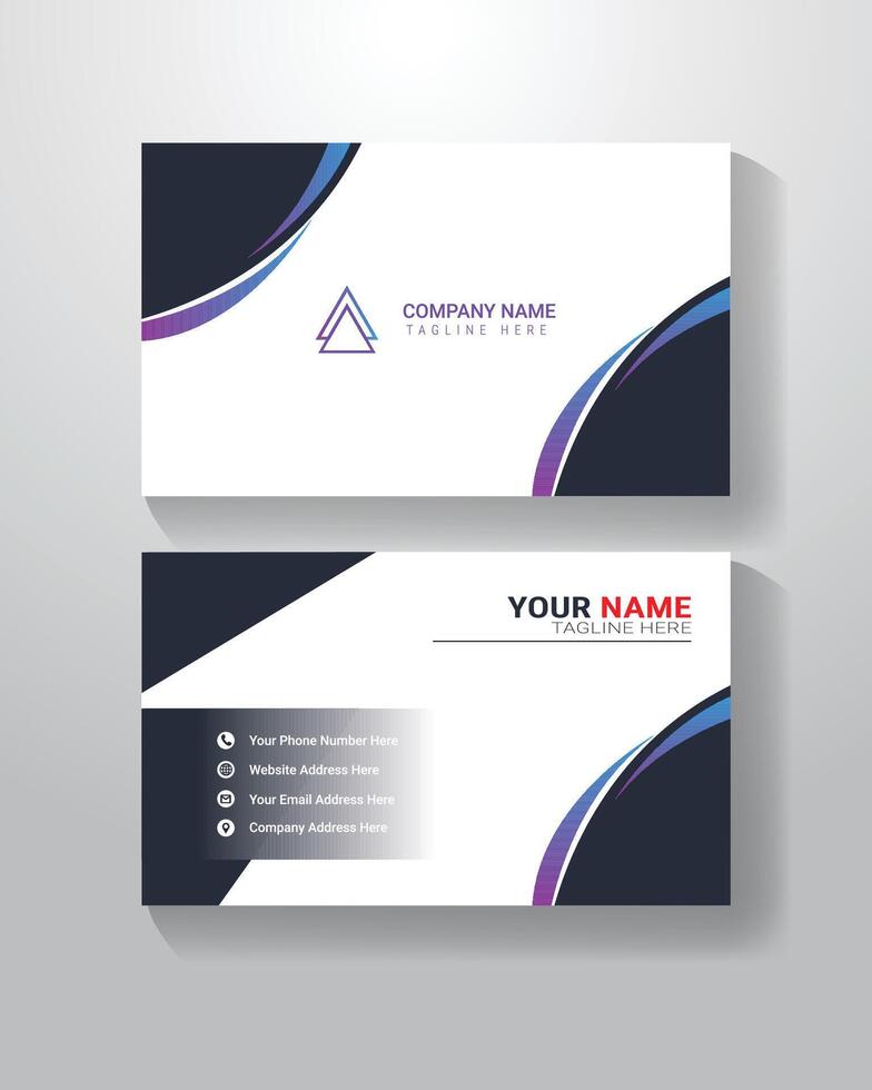 Modern Business Card vector