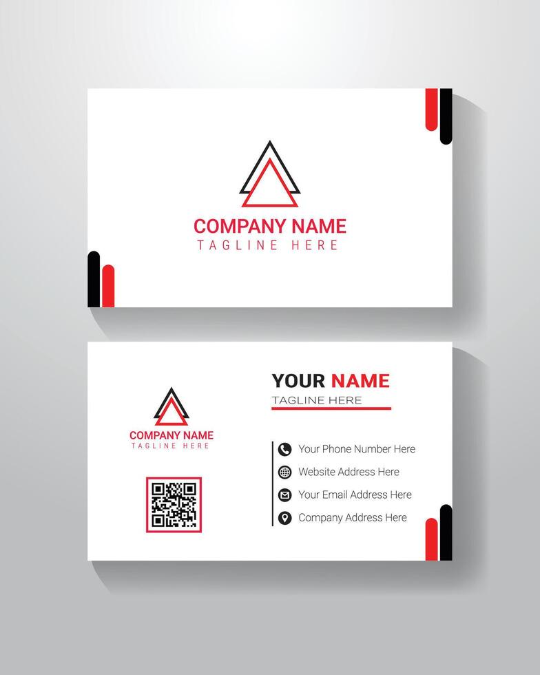 Unique Business Card Design vector