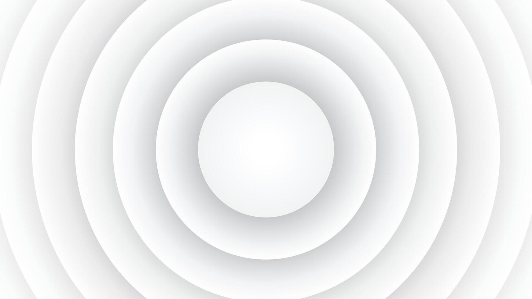 Abstract White concentric circles Wave Pattern Background vector