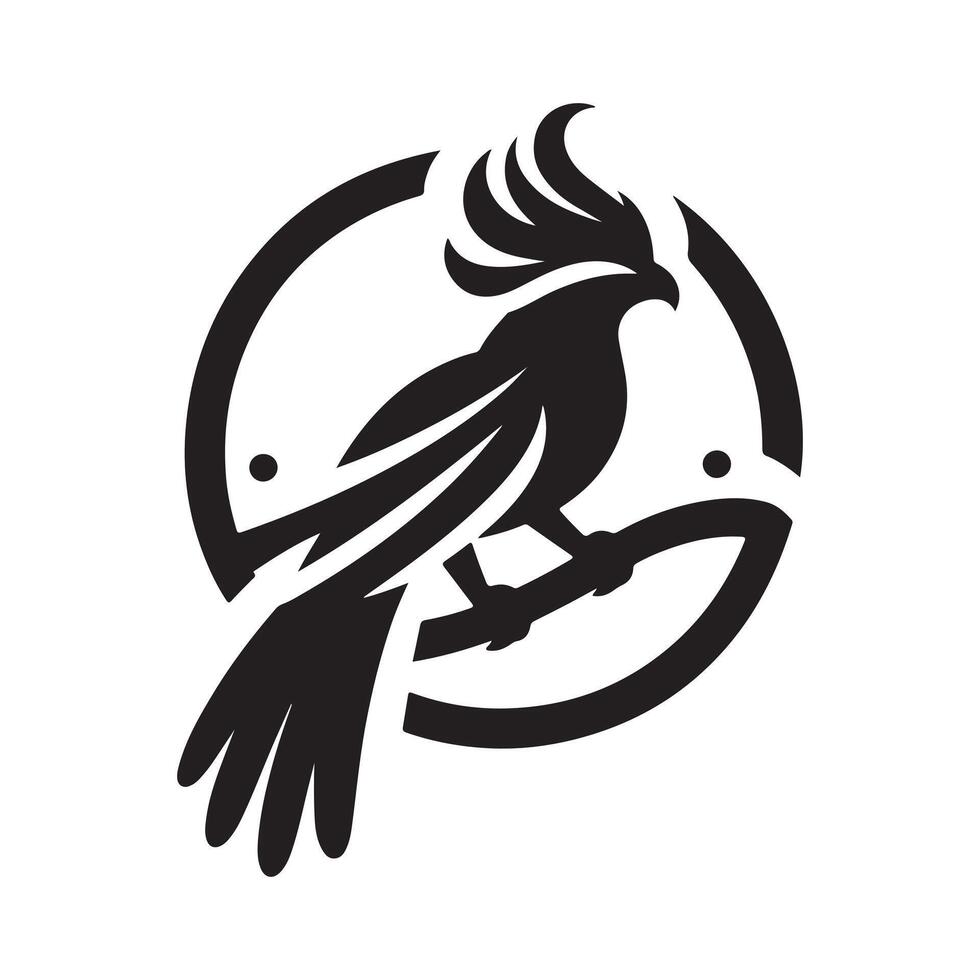 High-Quality Quetzal Silhouette for Designers vector