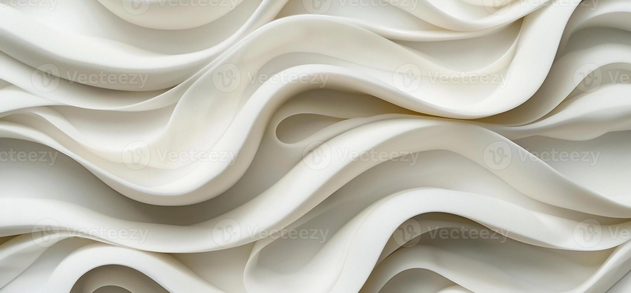 Abstract White Curvilinear Texture photo