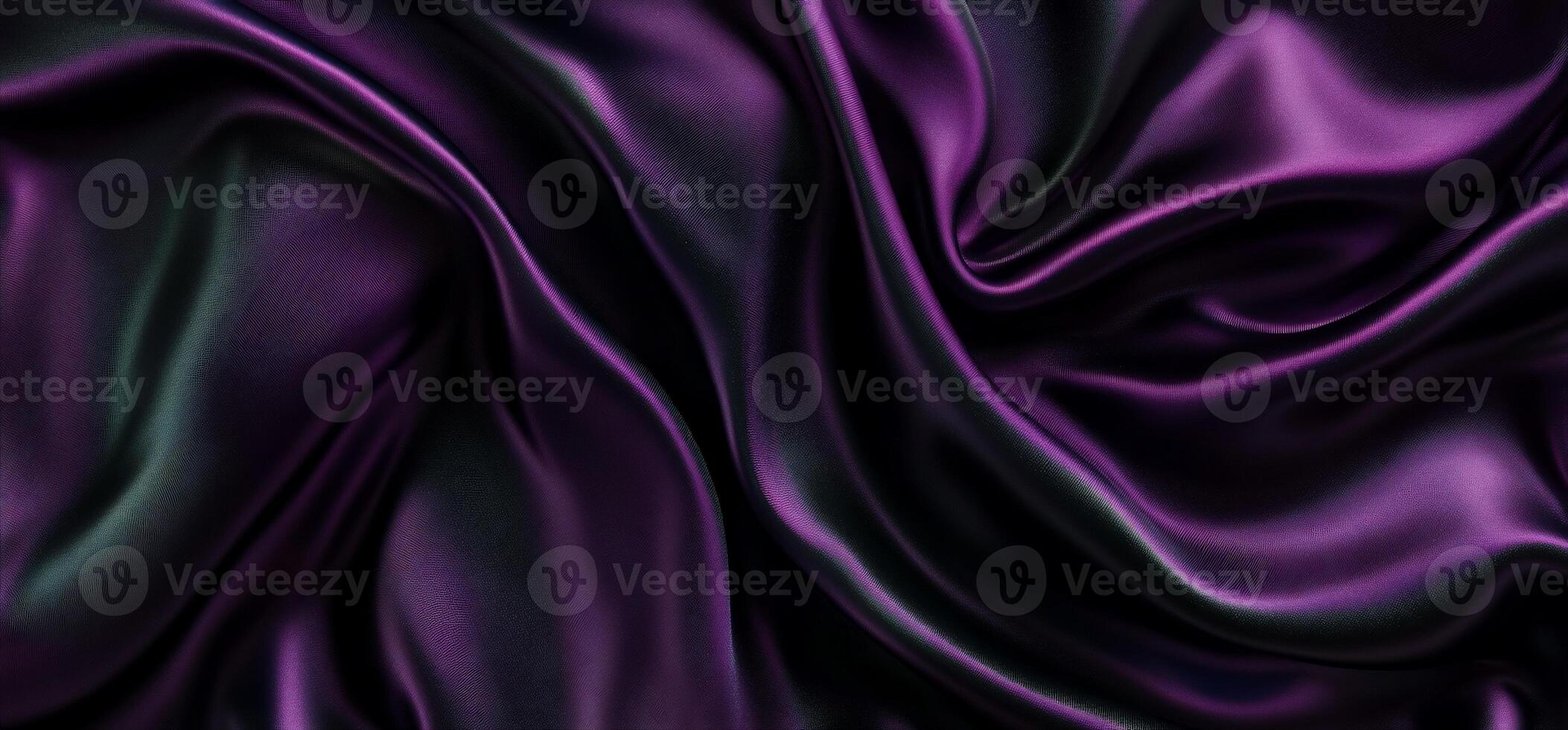 Luxurious Draped Dark Purple Silk photo