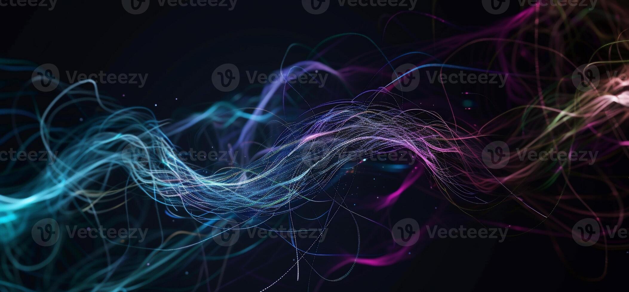 Abstract Flowing Lines photo