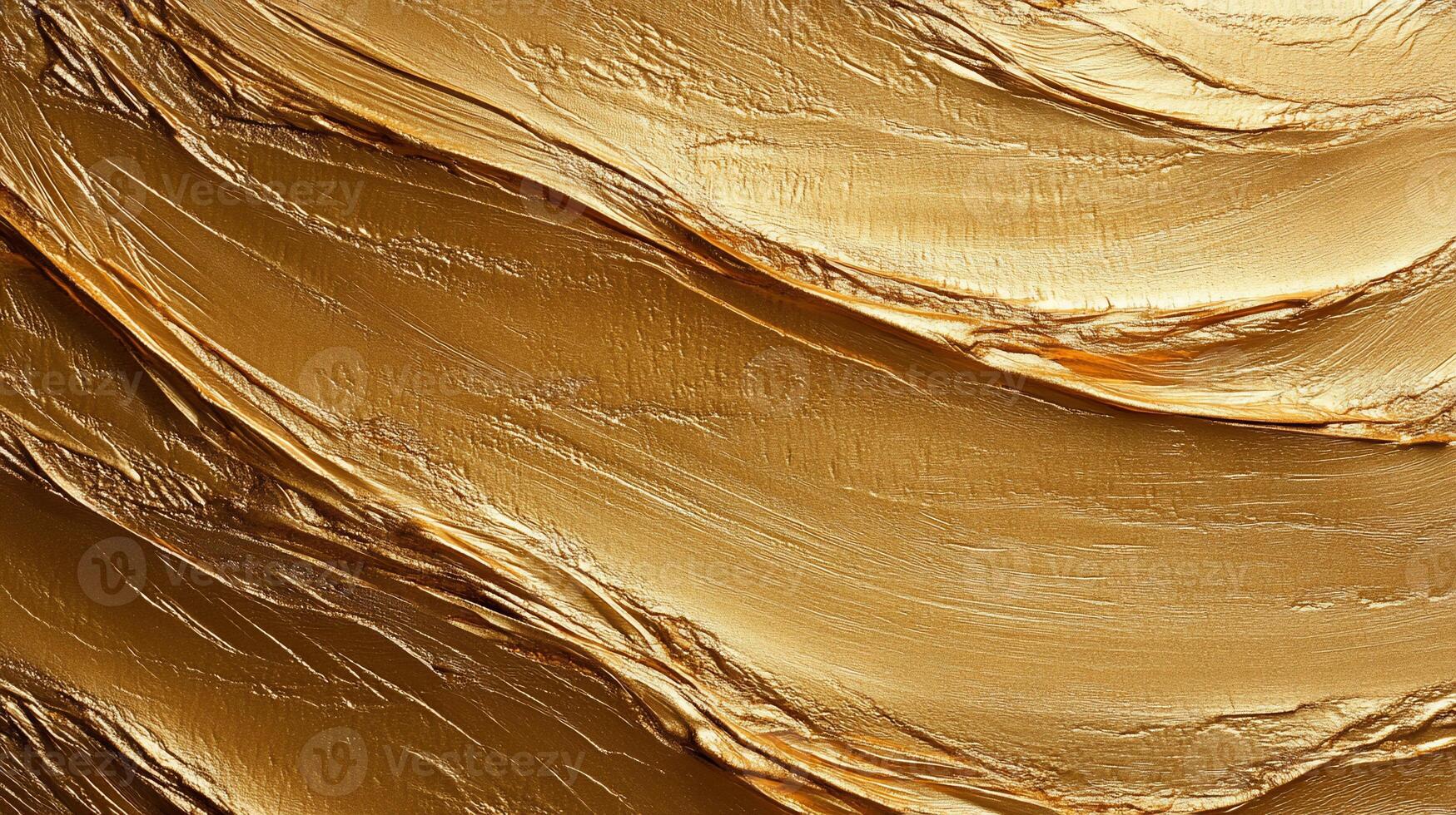 Gold paint strokes texture photo