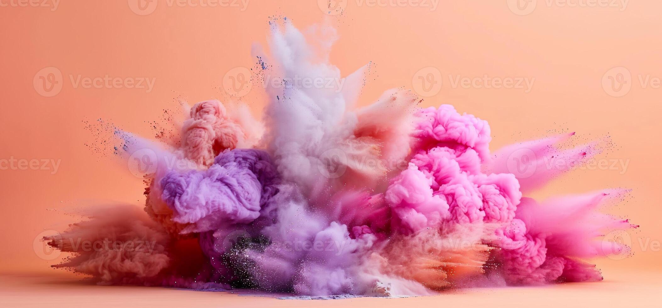 Exploding Pastel Cloud photo