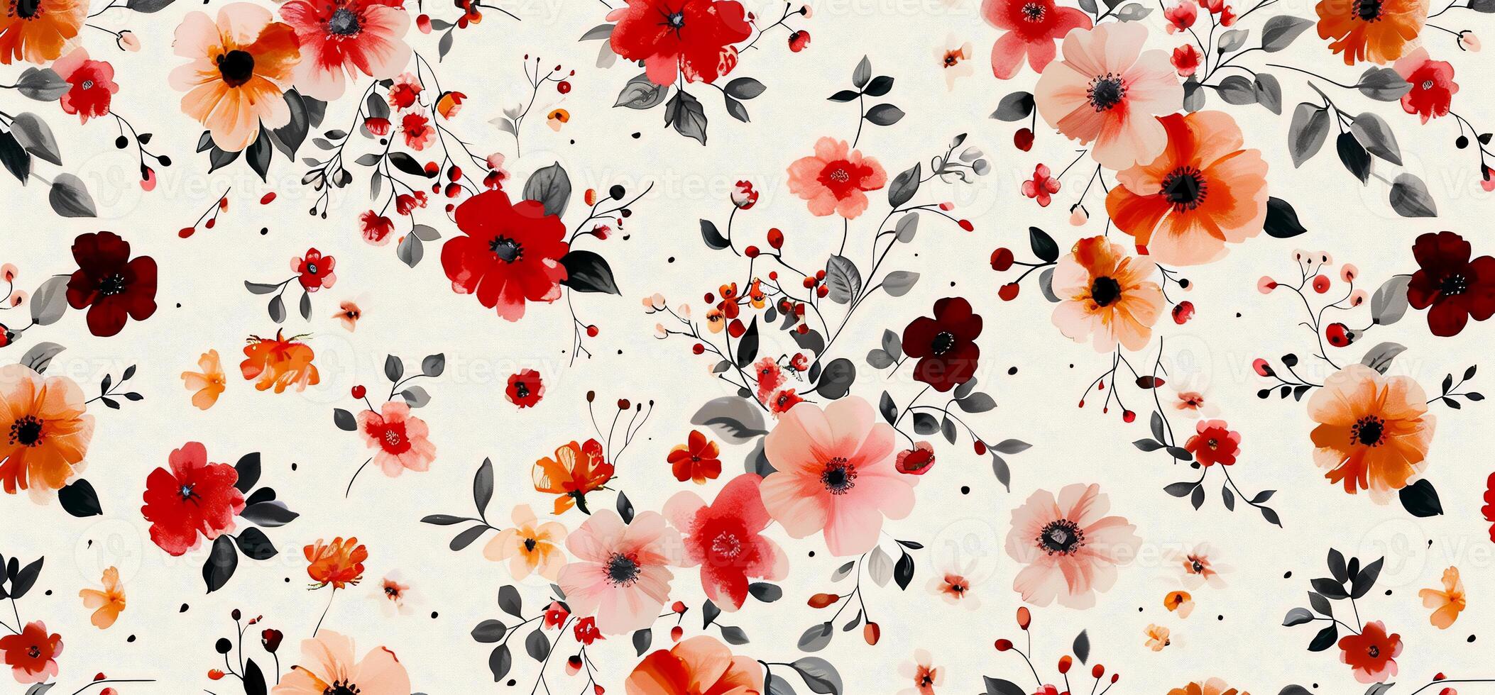 Delicate Floral Print photo